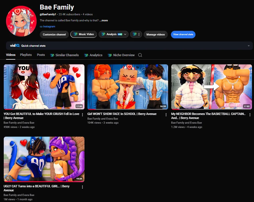 Bae Family YouTube